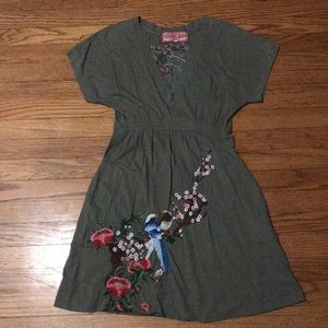Johnny Was Embroidered Sun Dress, Size M